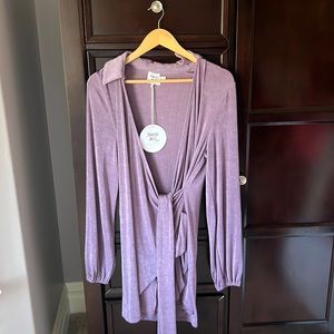 Princess polly party time mini dress purple